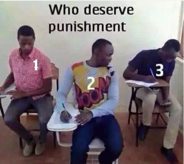 Photo Of The Day:- Who Do You Think Is To Be Punished ?